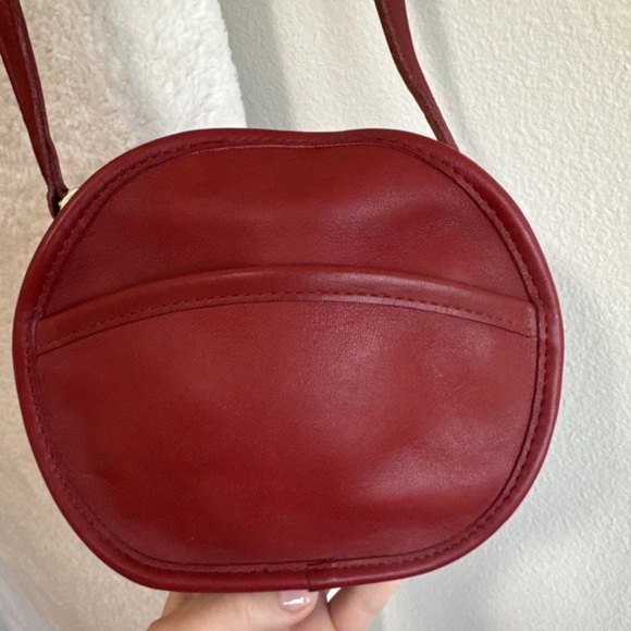 Vintage Coach Chester Canteen Red Crossbody Bag 9982 - Picture 2 of 9